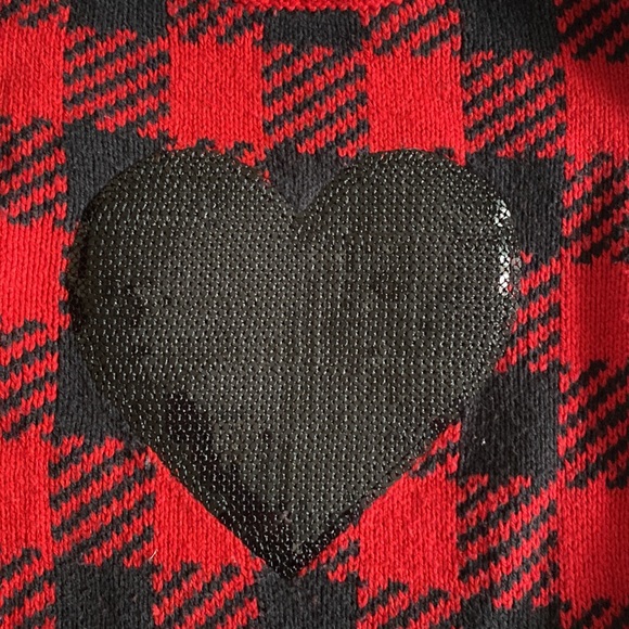 Girls Epic Threads Black Heart Sweater - Picture 2 of 4